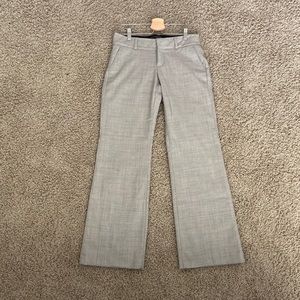 BANANA REPUBLIC Women’s 2 Petite Gray Plaid Wool Blend Lined Pant